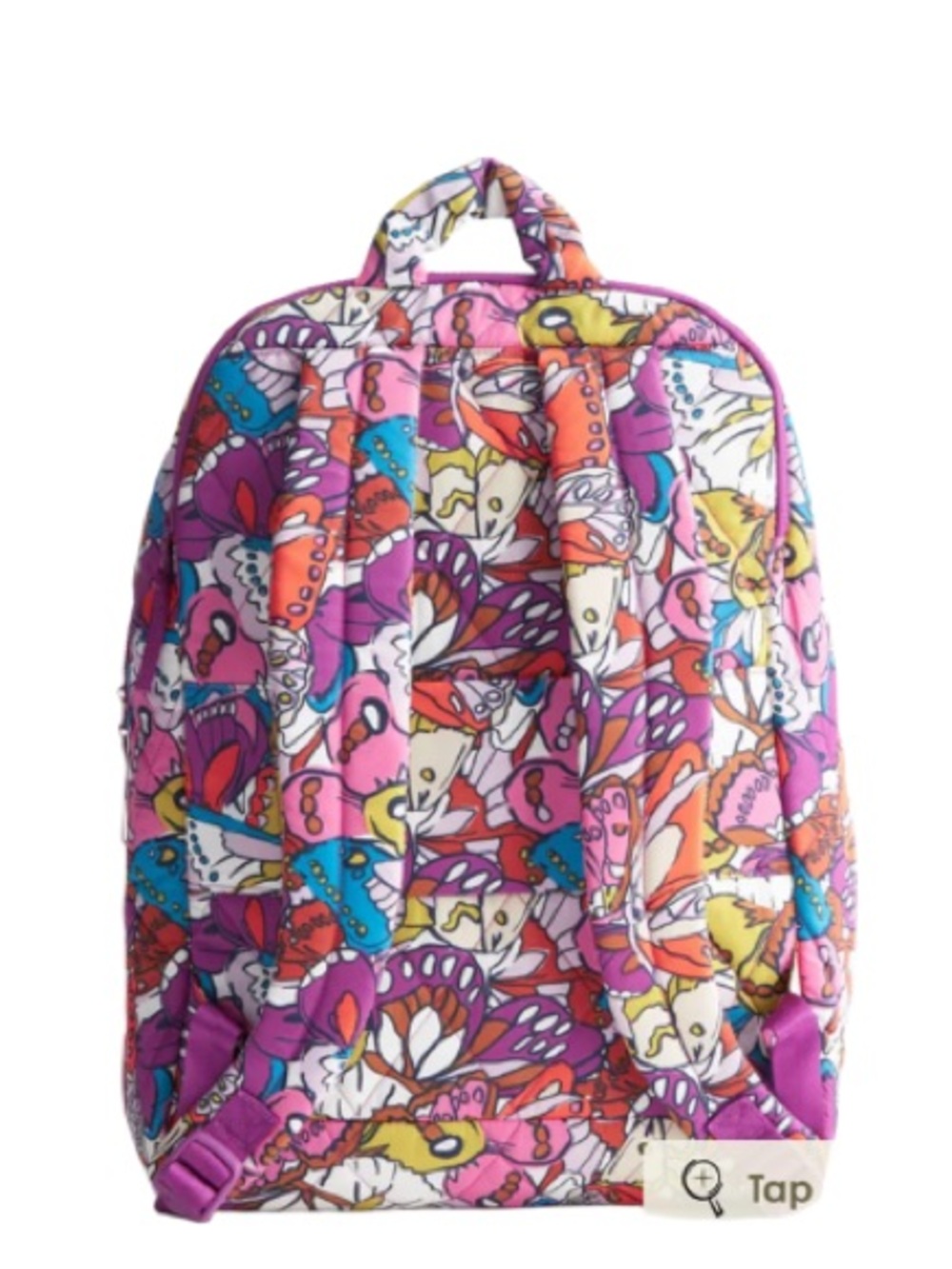 NWT Vera Bradley Large Multipocket Butterfly Print Backpack Flutter Pattern - Picture 7 of 9
